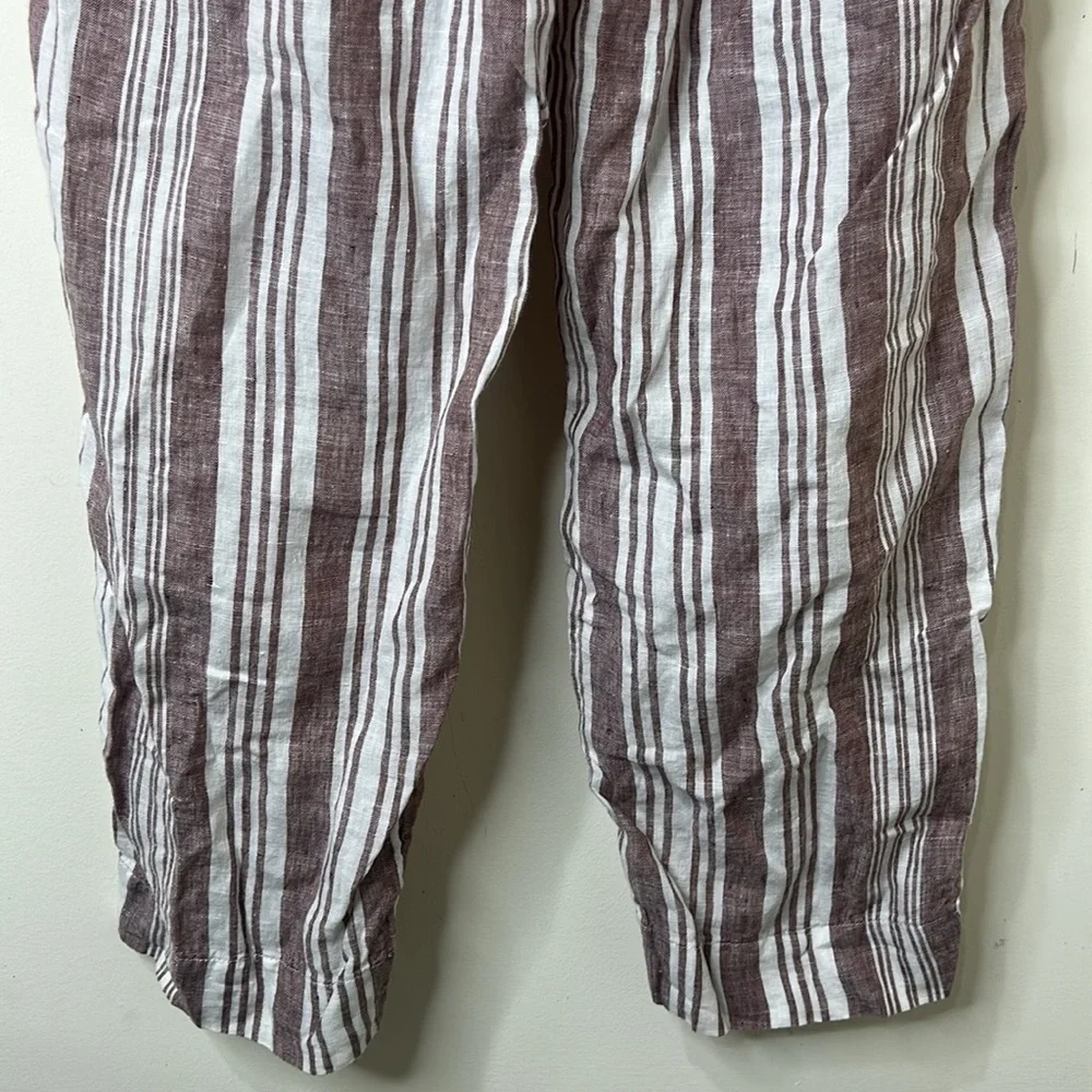 LemLem X H&M Striped 100% Linen Pants Size Small